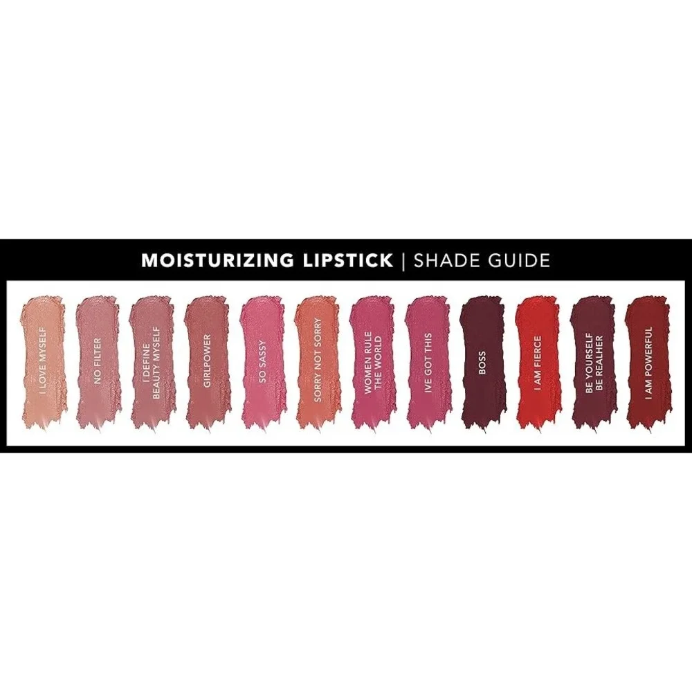 REALHER Moisturizing Lipstick Be Yourself Be Realher Deep Wine Red New